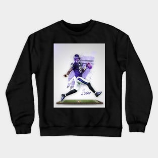 Lamar Baltimore Sports Art Crewneck Sweatshirt